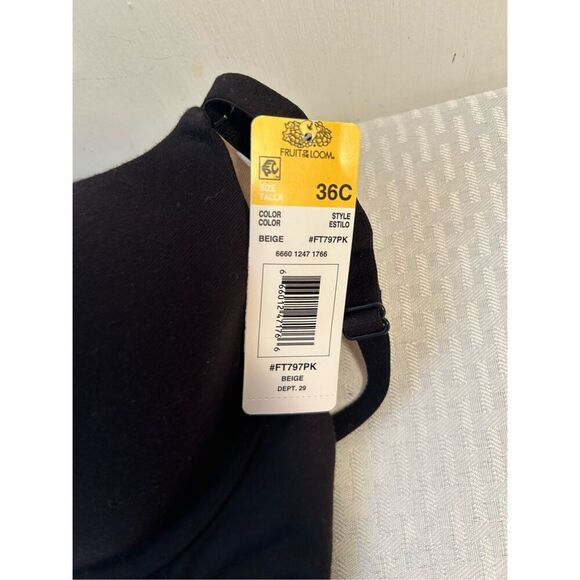 Fruit of Loom 36C Bras 2 pack - Picture 2 of 3